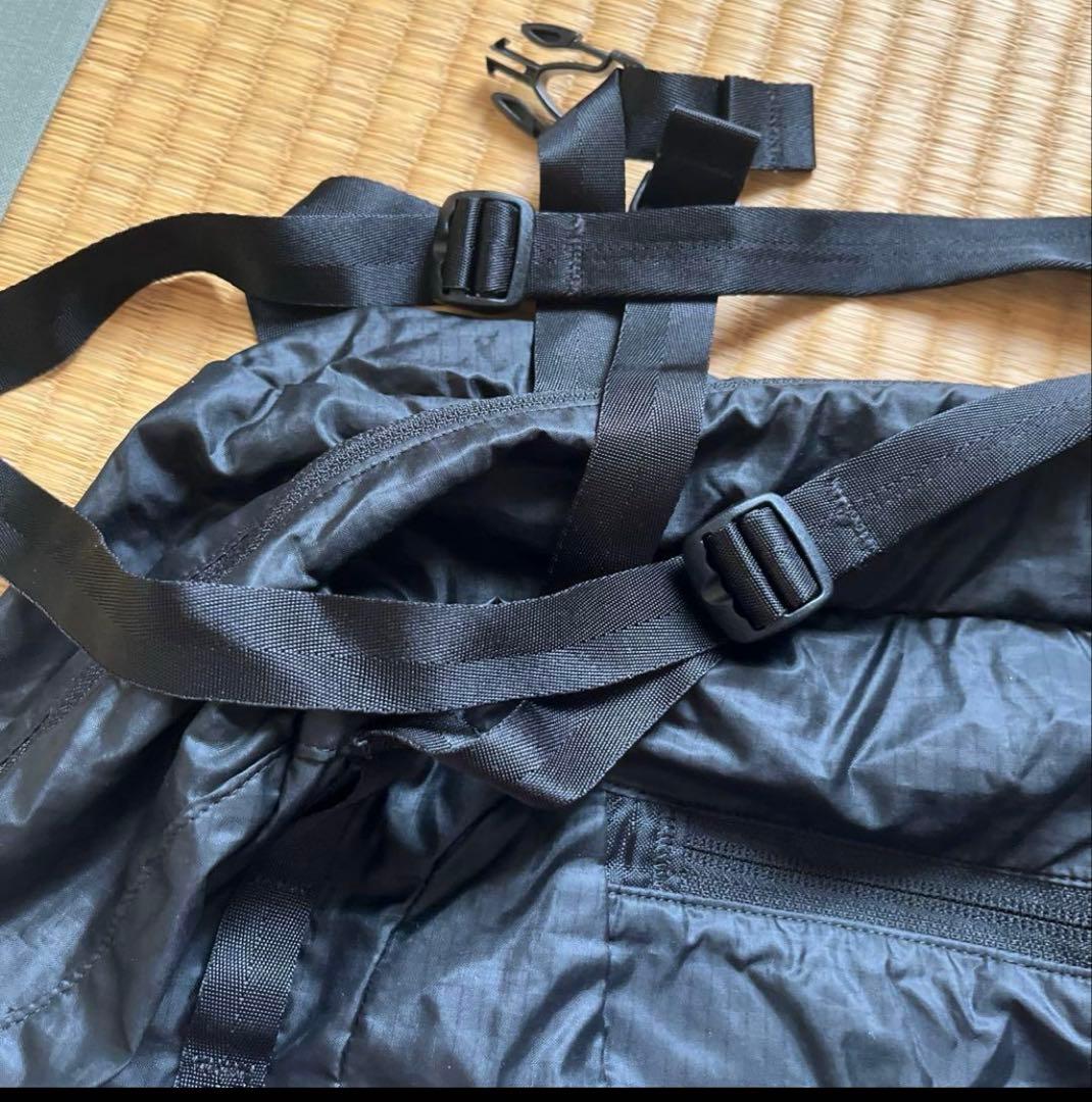 廃盤品　パタゴニア　ライトウェイト　トラベル　ダッフル　黒　旅行　パッカブル