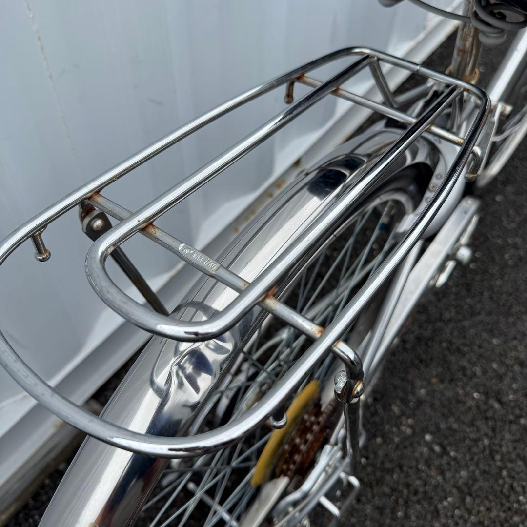 【都内/千葉引取】街乗り用自転車 26インチ カゴ/鍵/オートライト/6段変速付