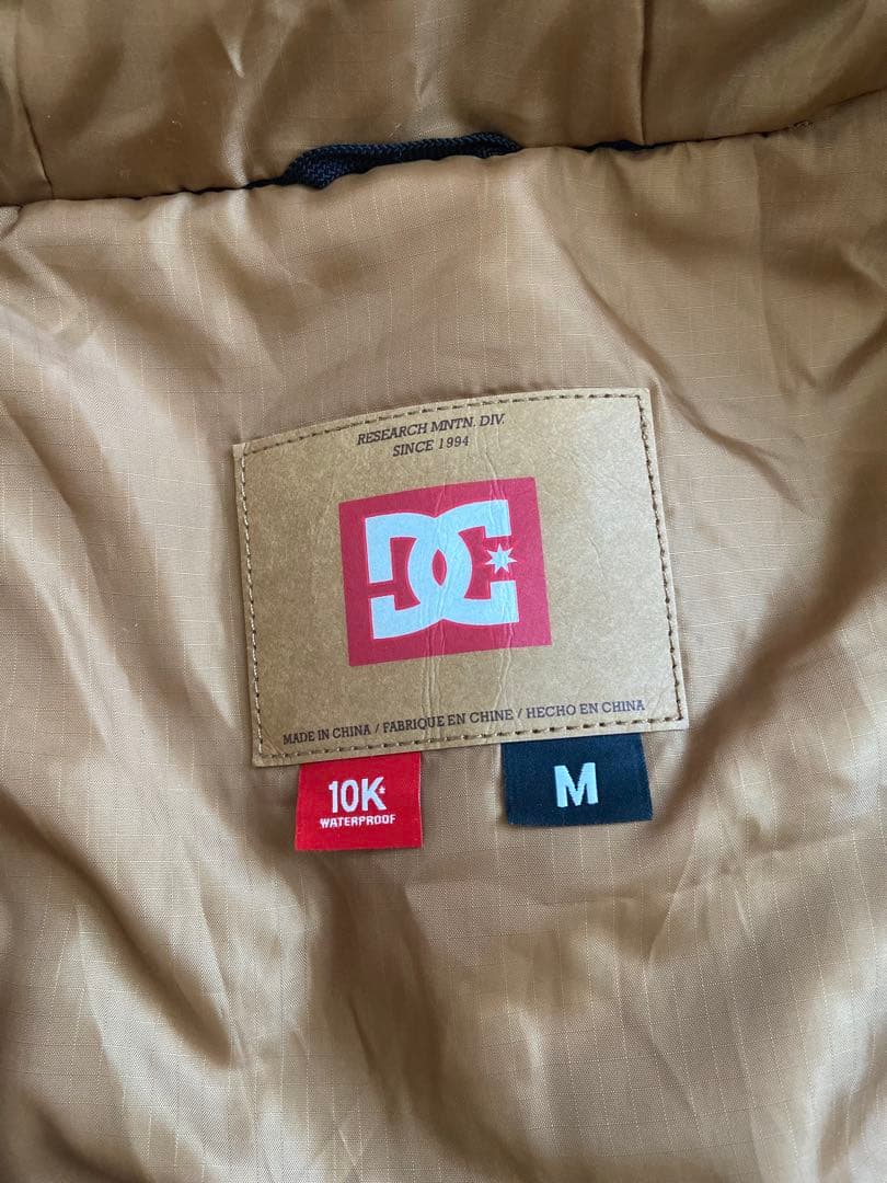 DC スノーボードウェア ネイビーとブラウン、グローブ付き