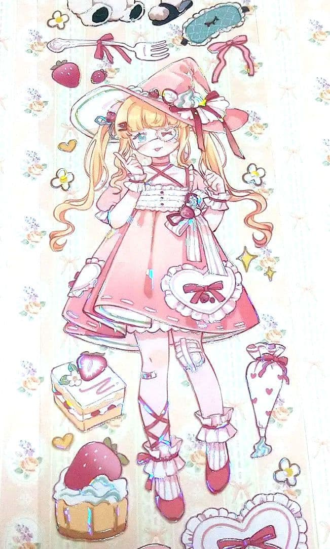 1081▶灵泽童谣(贝壳光)E厘米切り売り海外人物マステ女の子