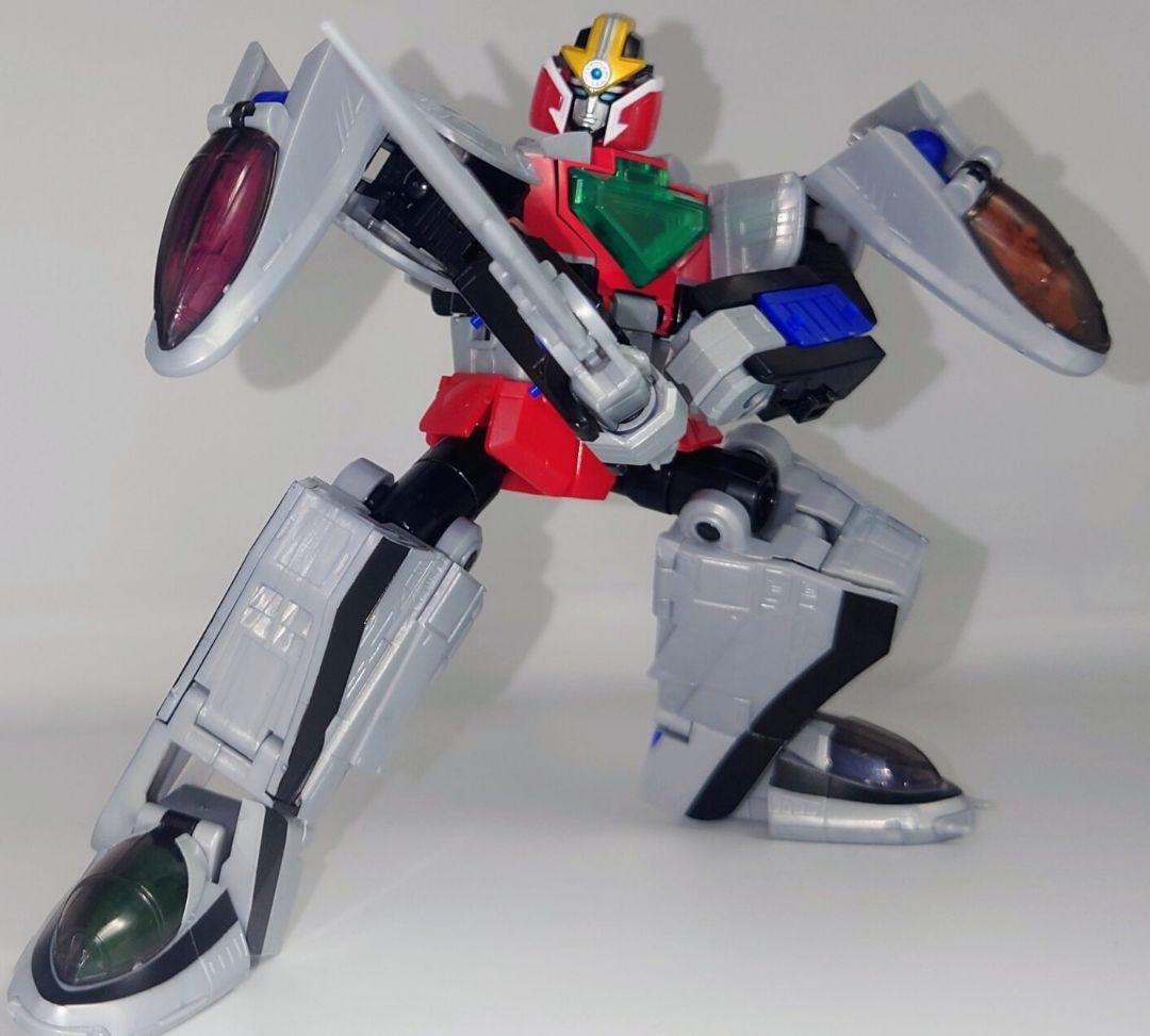 組立済プラモ「SMPタイムロボ（タイムレンジャーより）」全パーツ＆未使用シール付