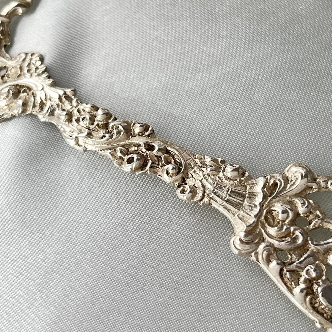 【ドイツ】 天使と薔薇のケーキサーバー【純銀】