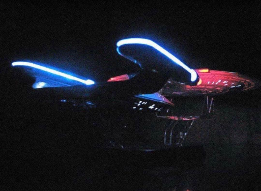 未使用　アオシマ　青島　スタートレック　エンタープライズD tvイメージカラー