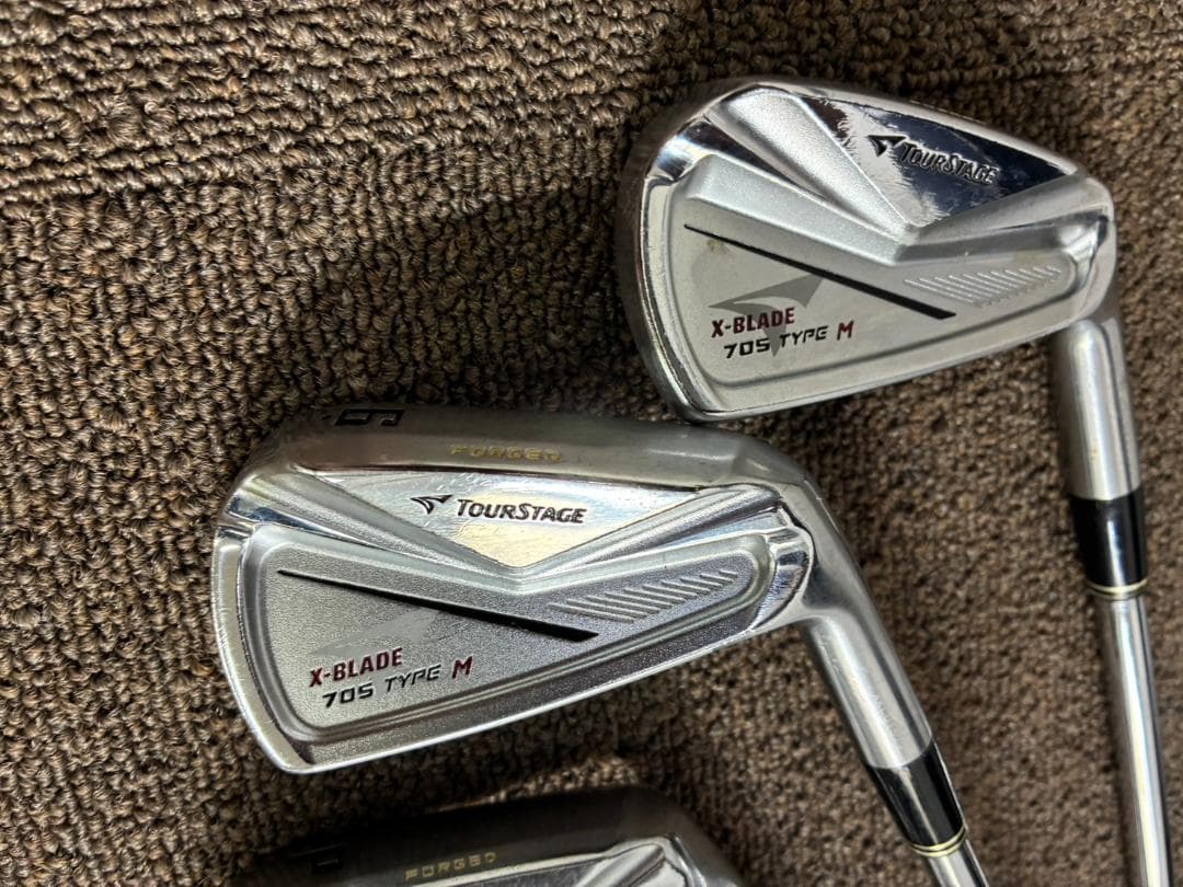 ゴルフクラブセット ツアーステージ X-BLADE 鍛造アイアン ミズノ