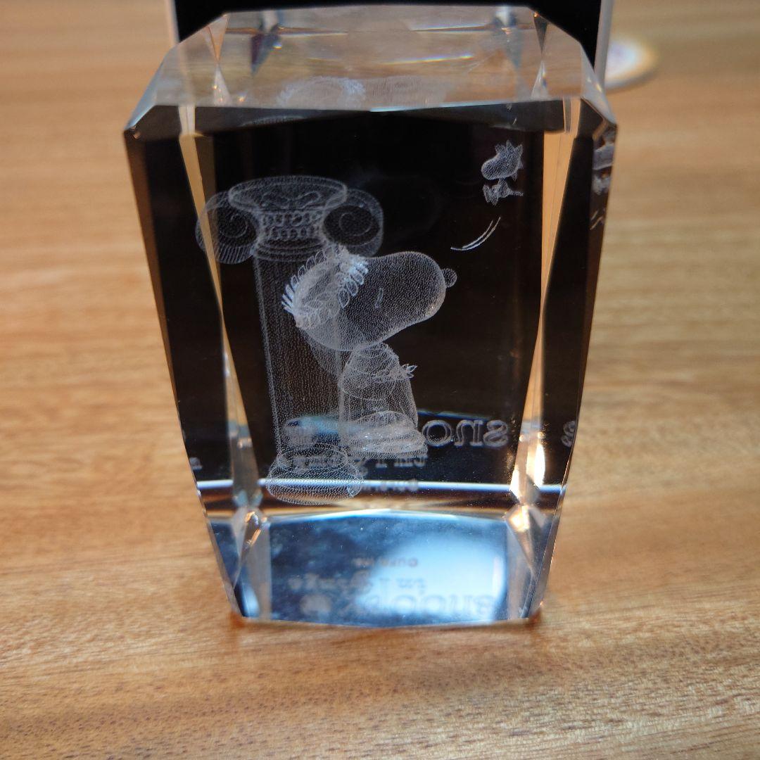 3Dレーザークリスタル　スヌーピー　銀座