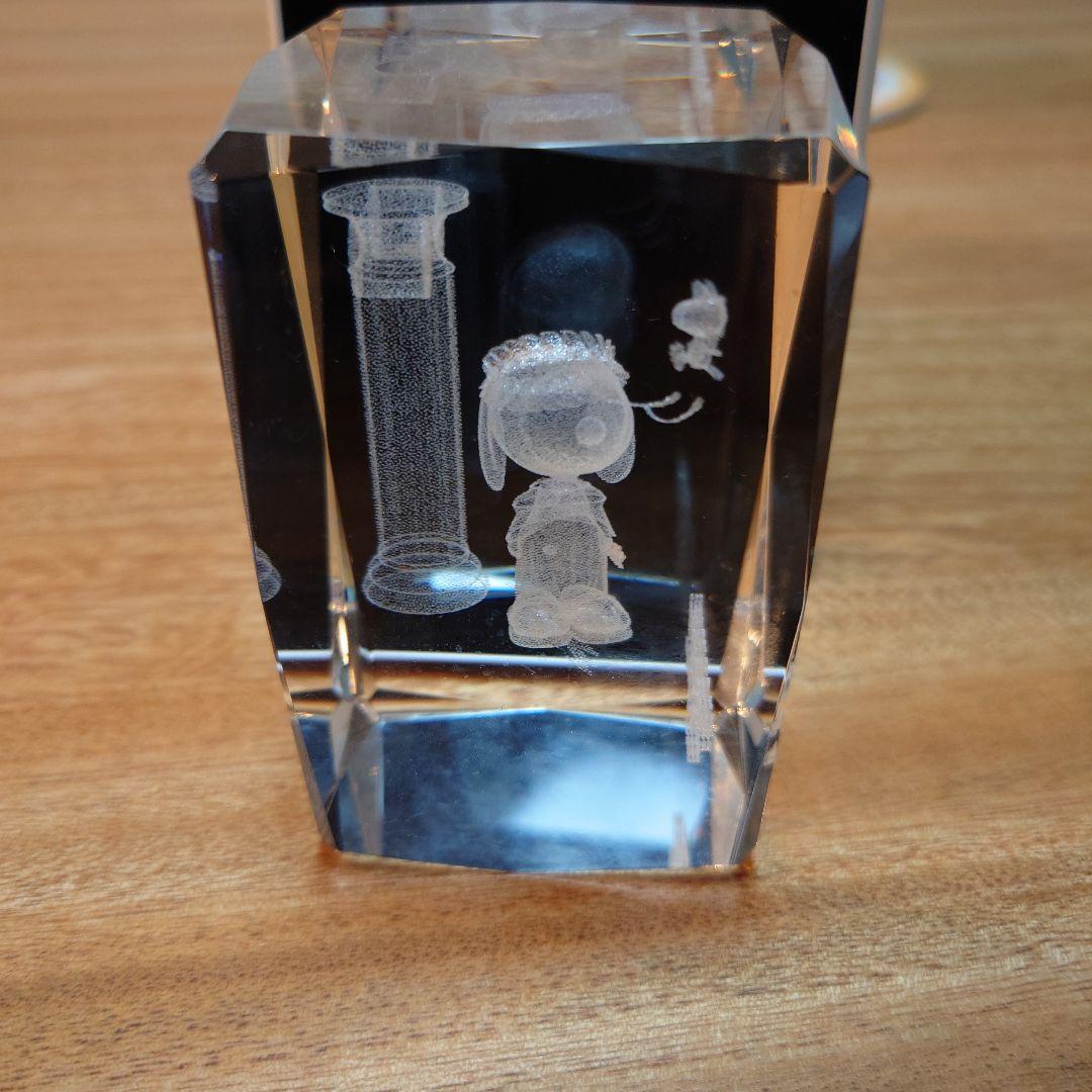 3Dレーザークリスタル　スヌーピー　銀座