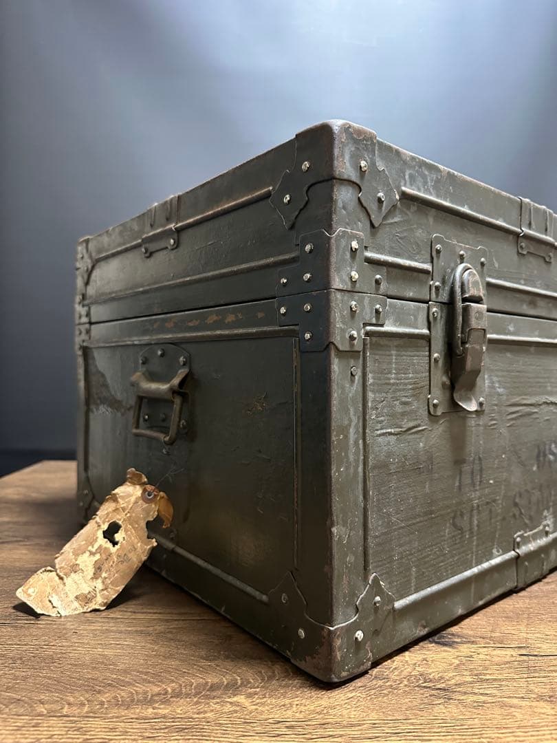 ビンテージ　米軍 US ARMY 希少 フットロッカ－ トランクBOX