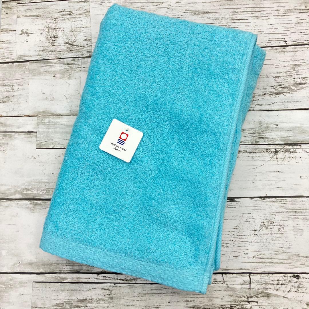 今治タオル　バスタオル　８枚　甘撚り糸使用　スカーレット４枚　ミントブルー４枚