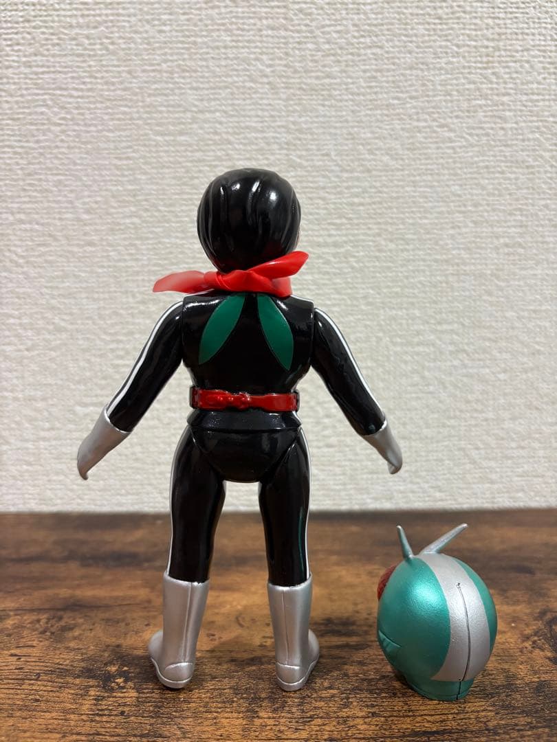 メディコムトイ 東映レトロソフビコレクションM 仮面ライダー新1号(面取れ)