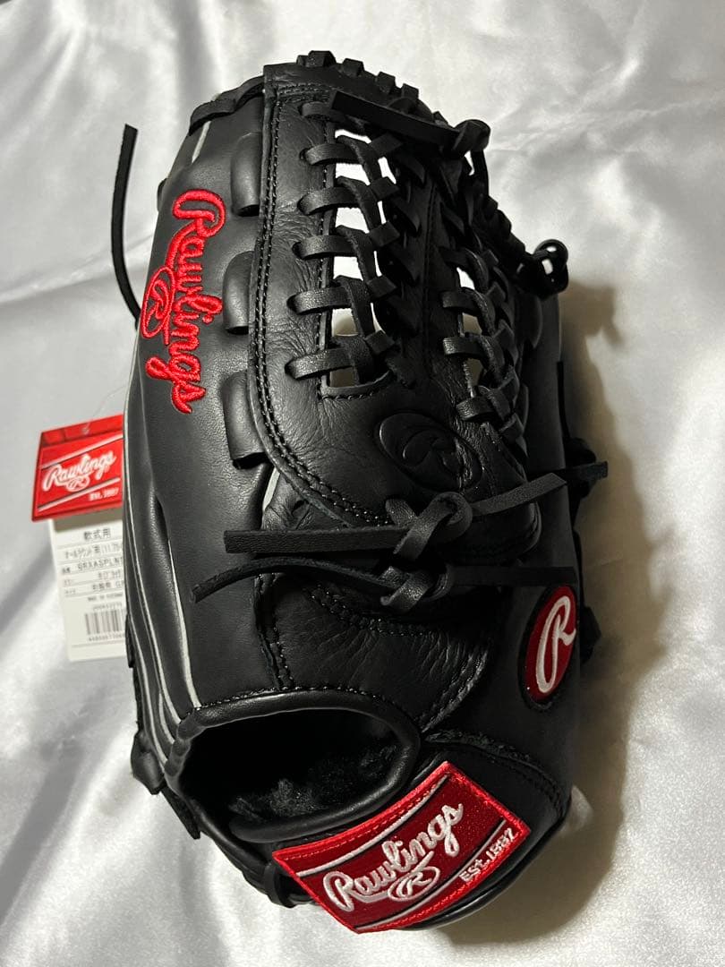 ローリングス　Rawlings 軟式グローブ ブラック【新品未使用タグ付き】