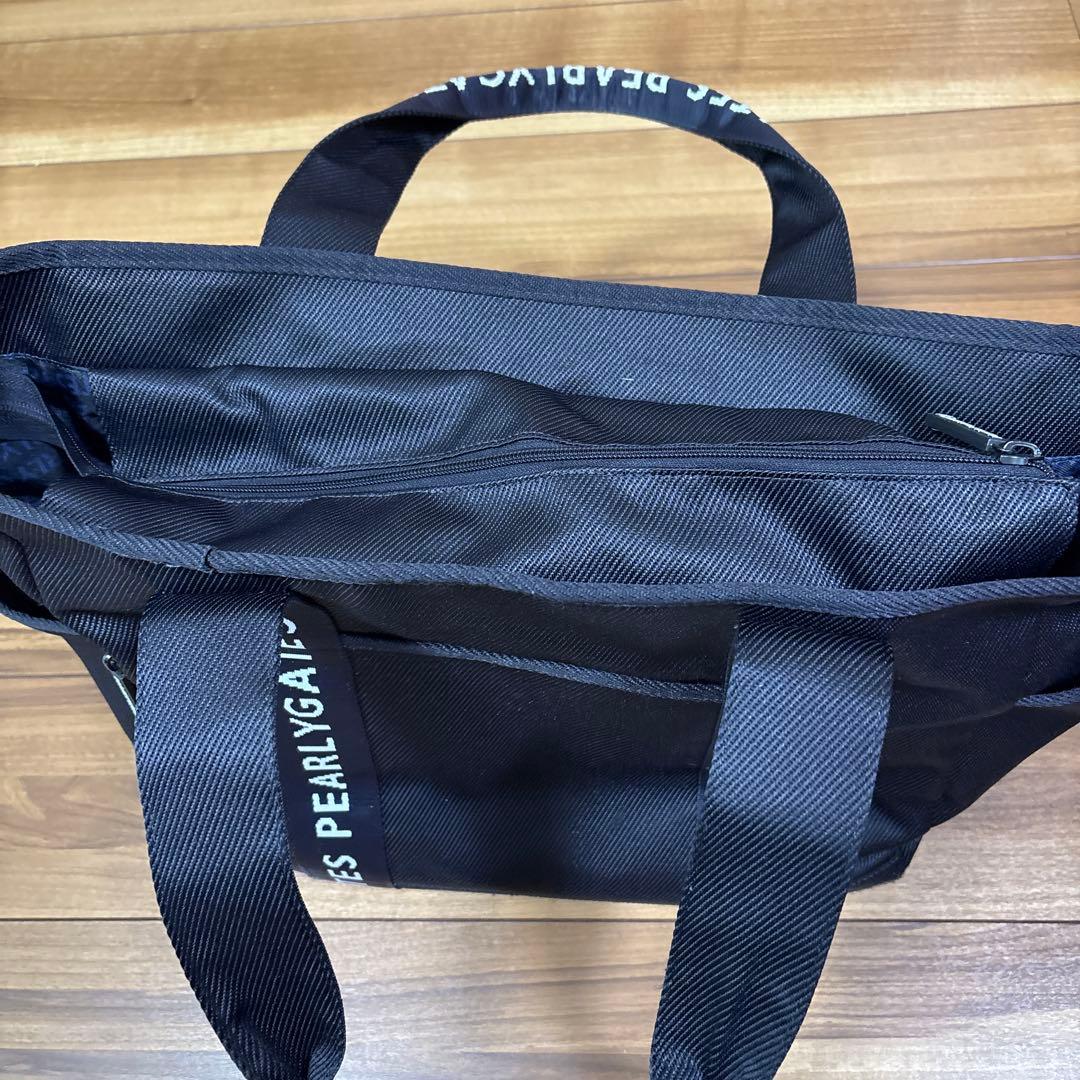 PEARLY GATES ネイビー　ロッカートートバッグ大容量