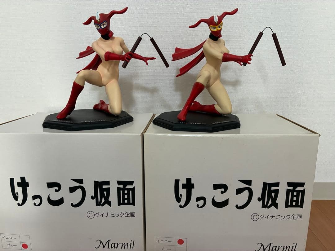 マーミット　けっこう仮面フィギュア　2体　ジャンク品