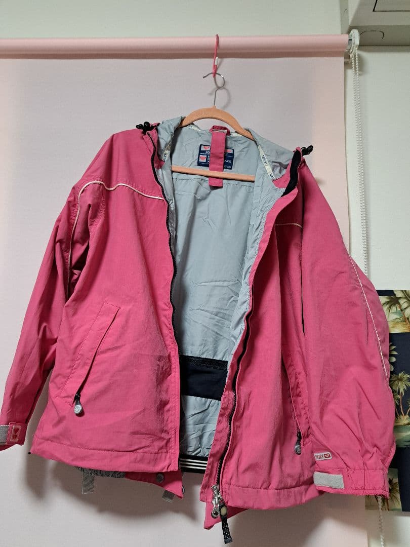 ROXY スノーウェア ピンク Lサイズ 上下セット