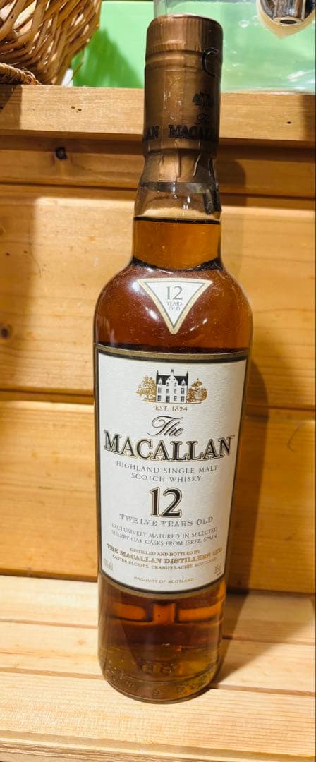 【値下げ】マッカラン シェリーオークカスク12年 旧ハーフボトル(350ml)