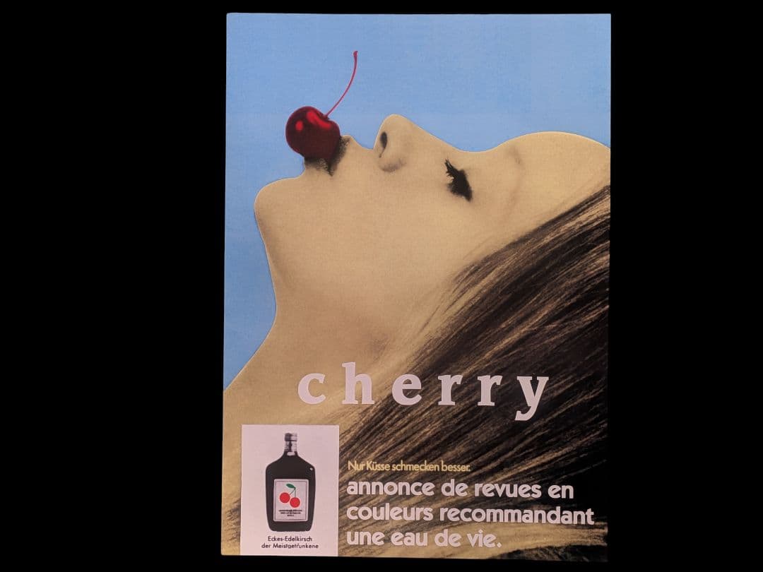 【即決】Eckes EdelkirschのB3サイズのポスター【ヴィンテージ】