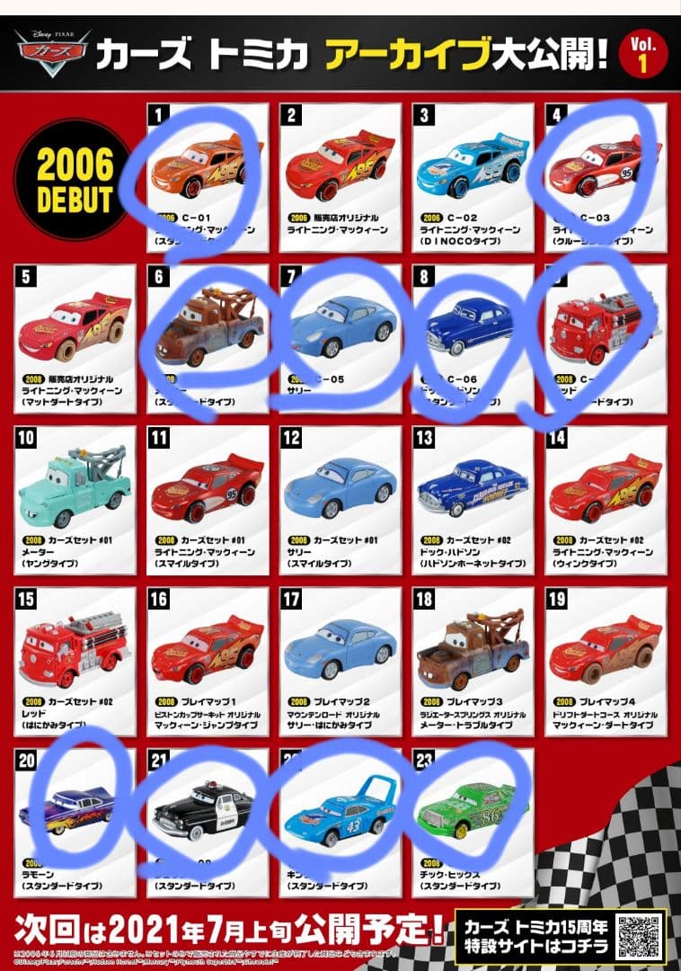 カーズ カーズ2 トミカ ミニカー まとめ売り