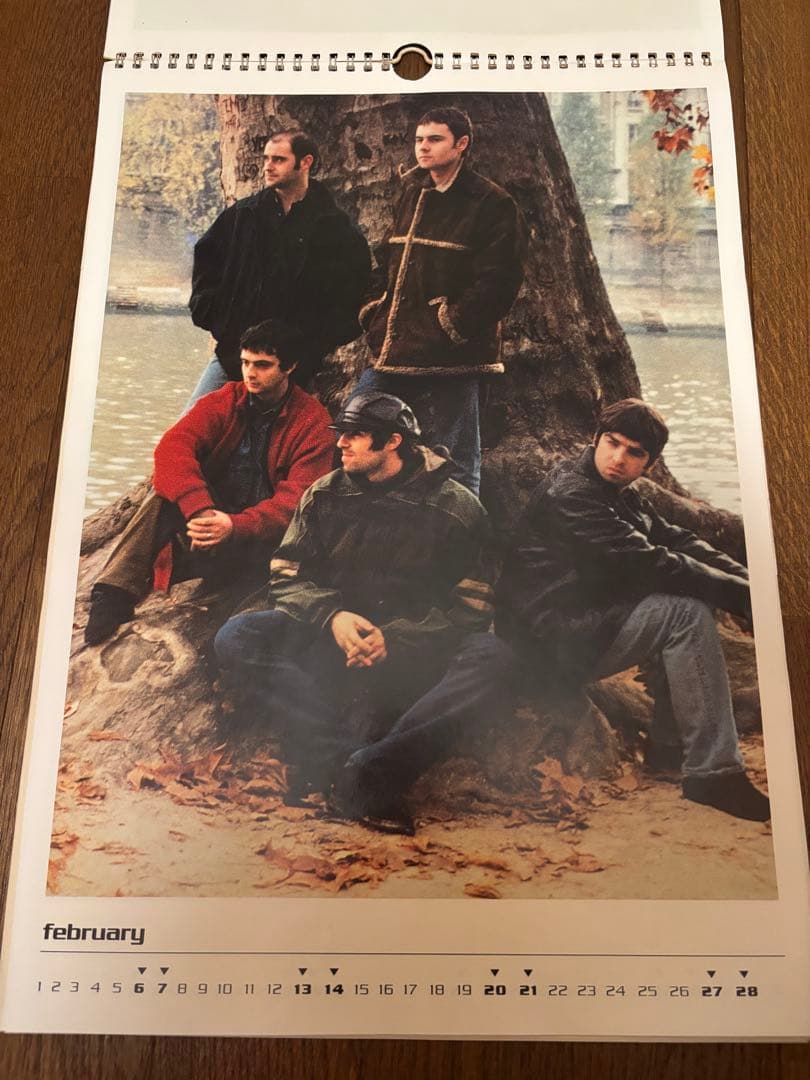 希少　ヴィンテージ　OASIS 1999年カレンダー