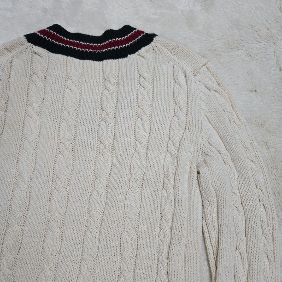 abingdon boys school セーター ケーブルニット ワッペン