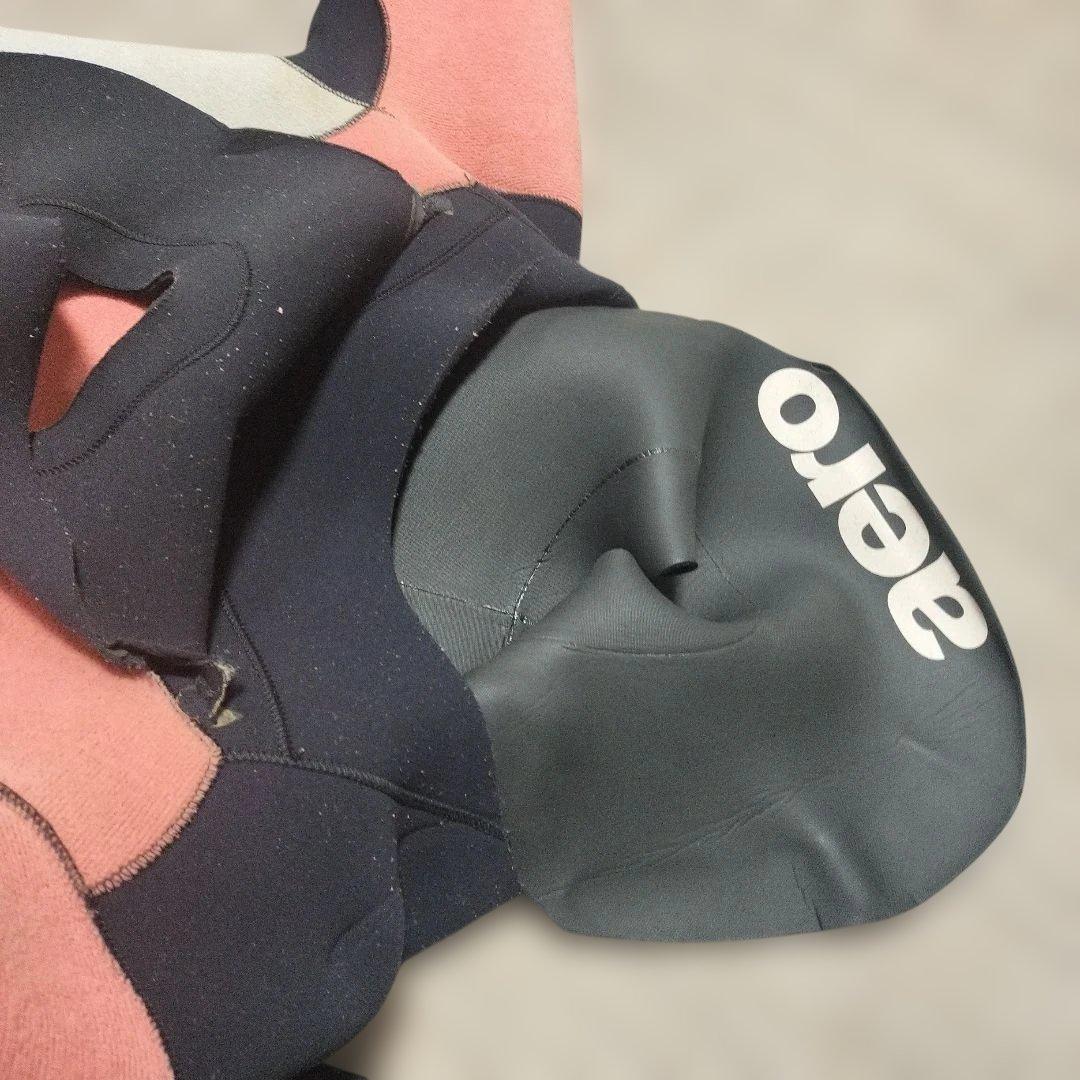 aero quipフルスーツ5ミリ3ミリMLB ゼブラ柄170センチ73キロ着用