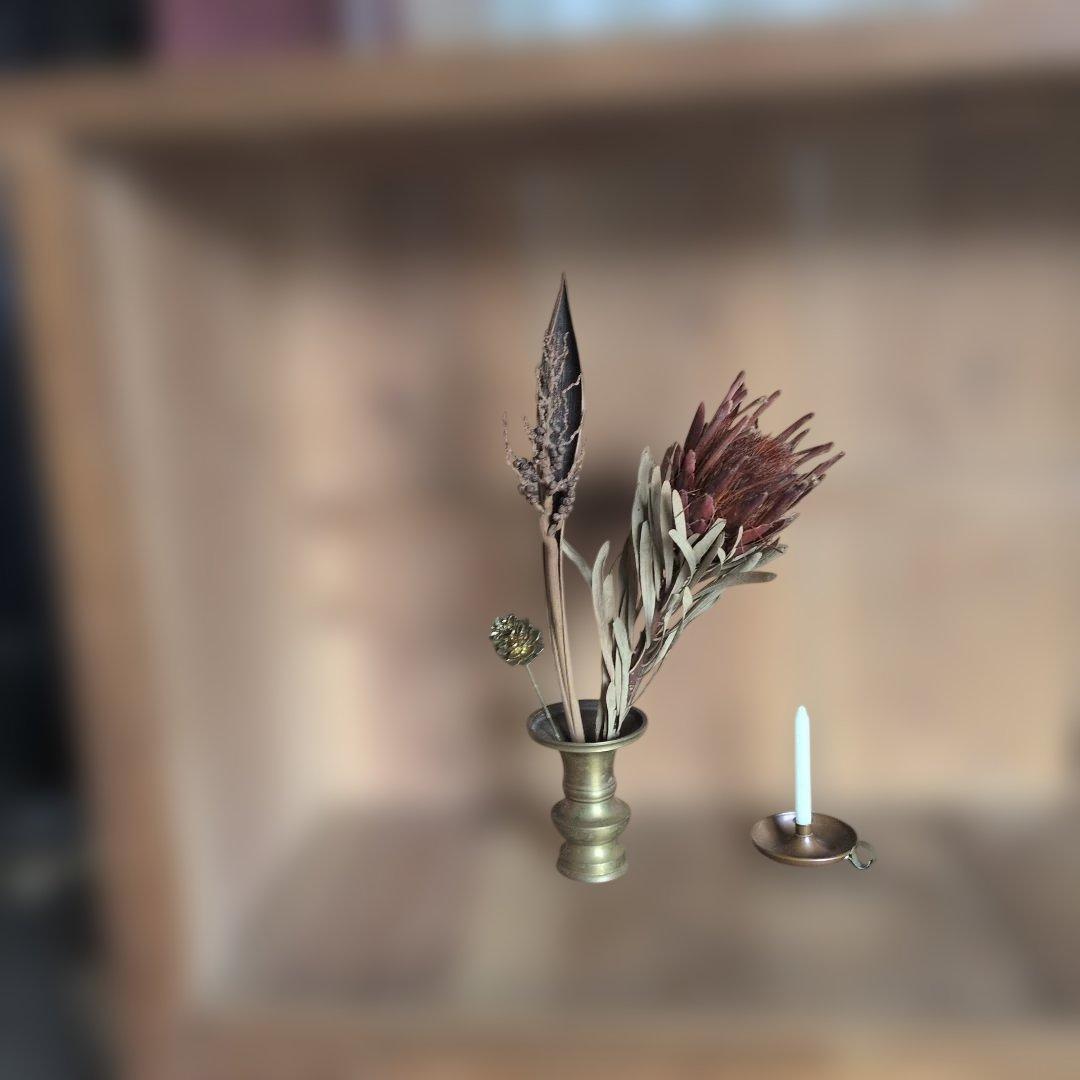 アンティーク　ブロカントオープンシェルフ 2段引き出し付き