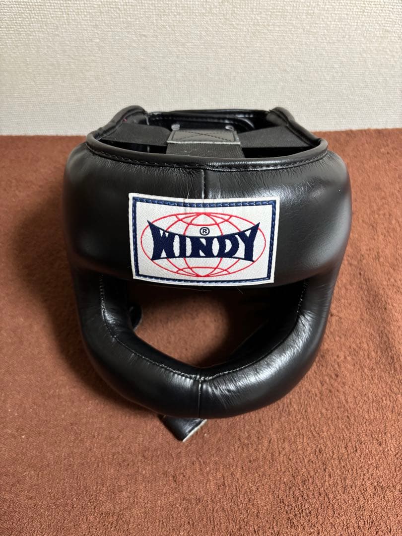 WINDY ボクシング ヘッドギア ブラック　Mサイズ