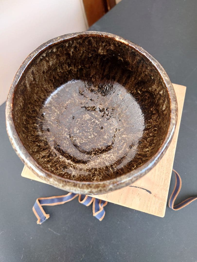 大樋焼　松雲窯　泉喜仙茶碗