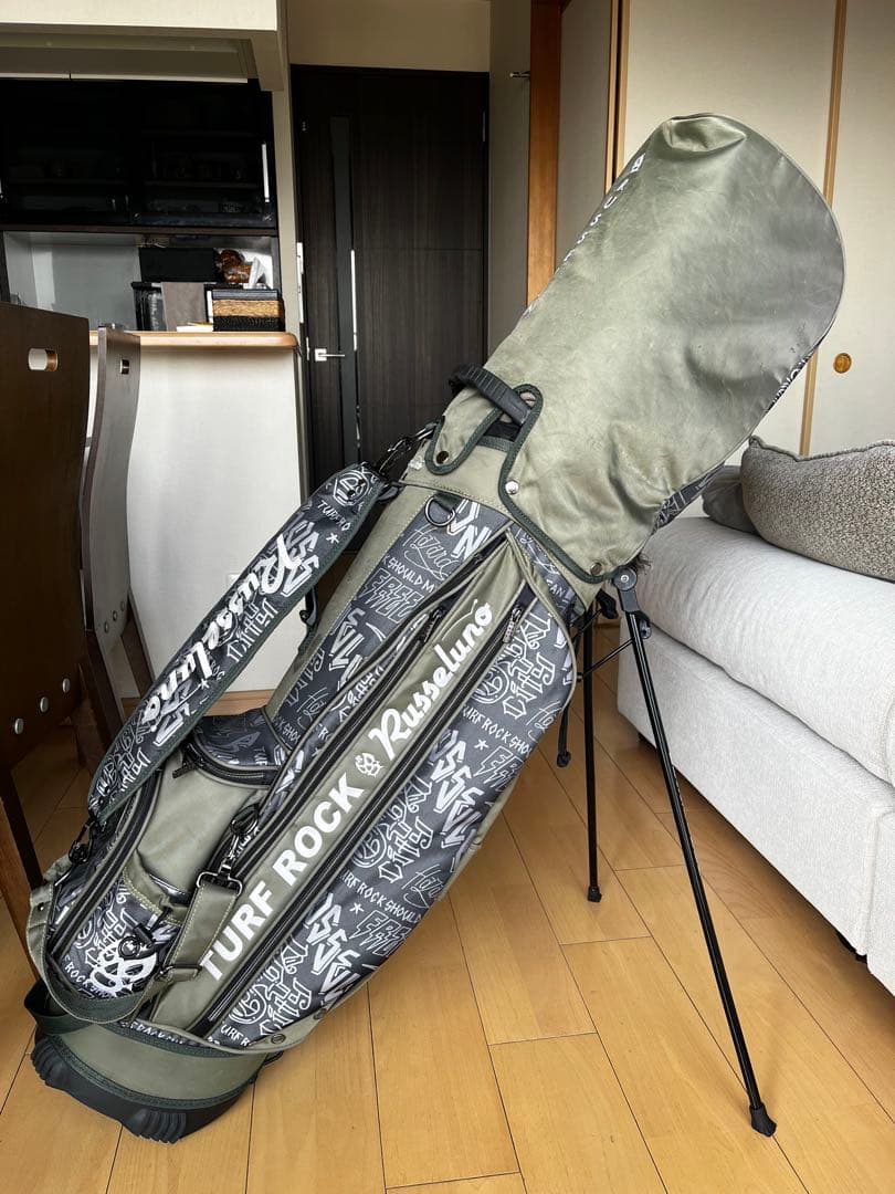 専用　限定品　良品ラッセルノRusseluno スタンド型キャディバッグ　バック