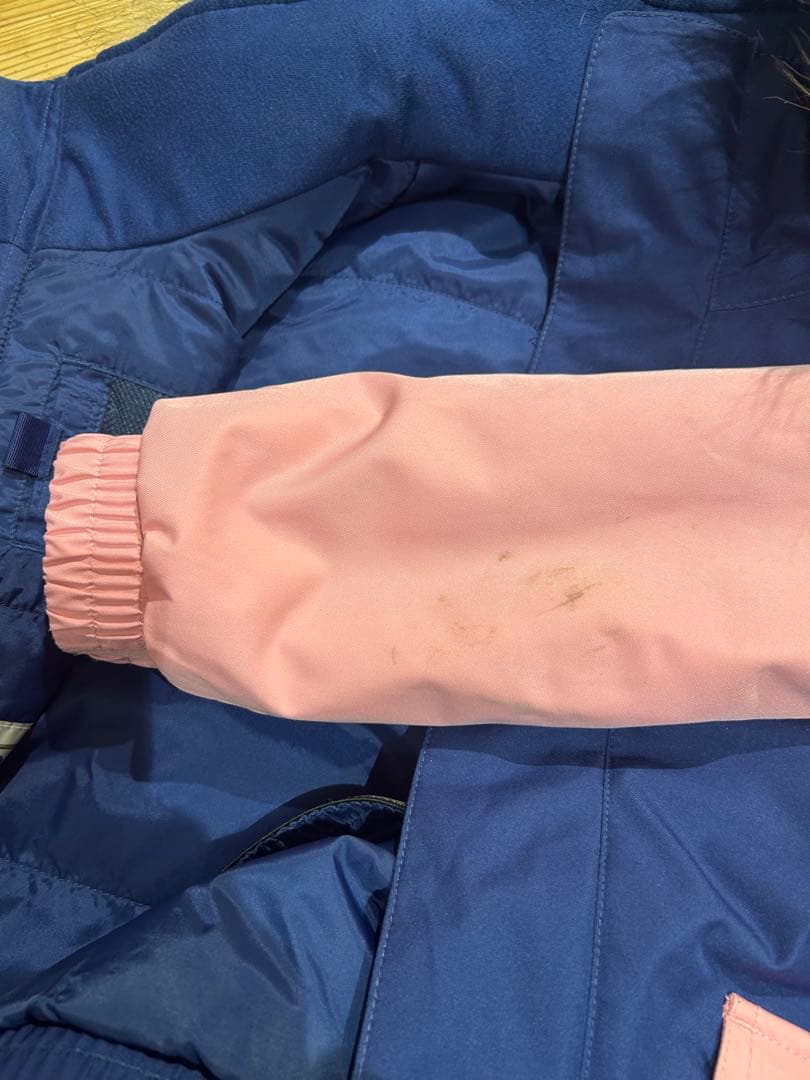 Burton スノーボードウェアセットアップ ネイビー/ピンク子供用　ジュニア