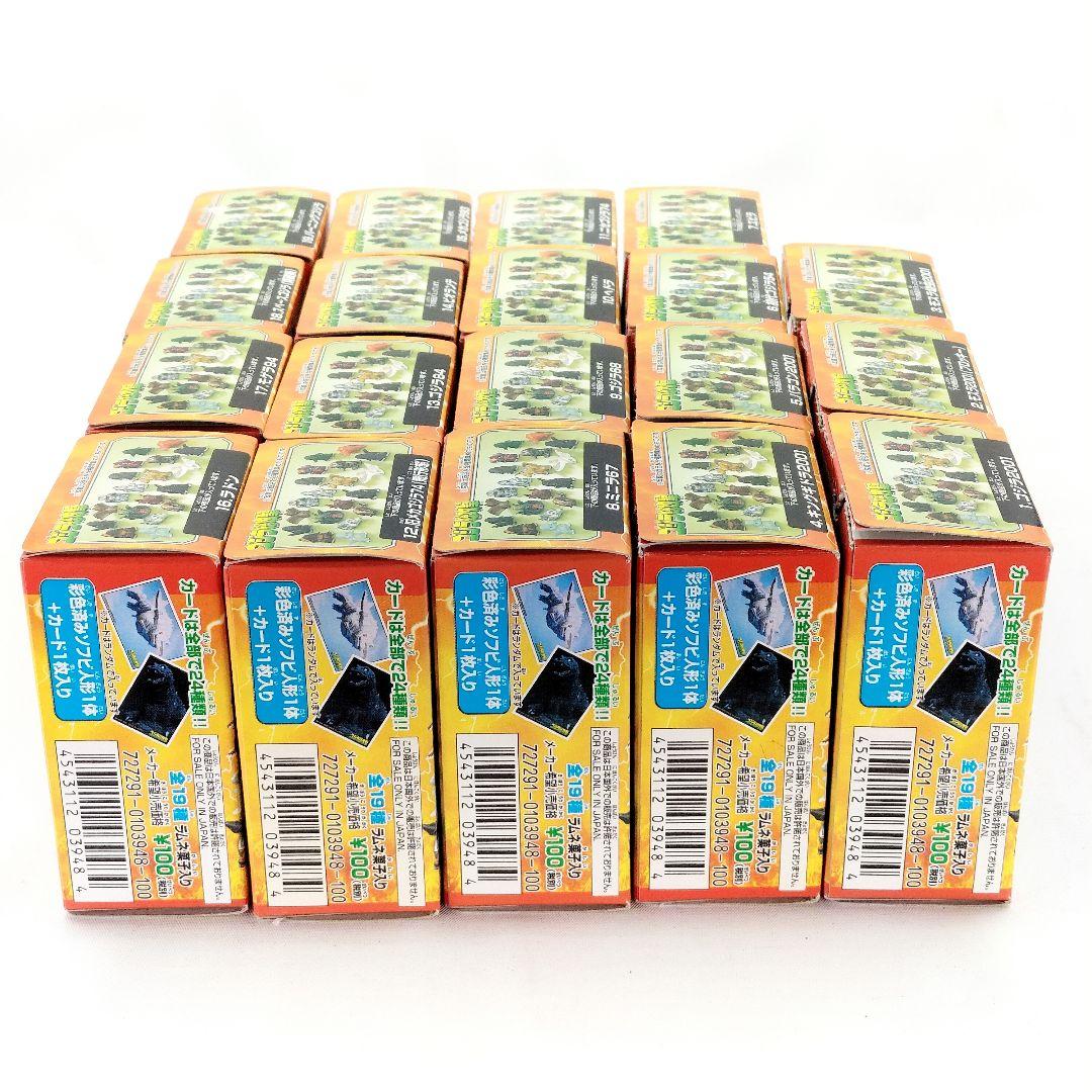 未使用 ゴジラ総攻撃 フィギュア 全19種 まとめ売り コンプ 指人形 食玩