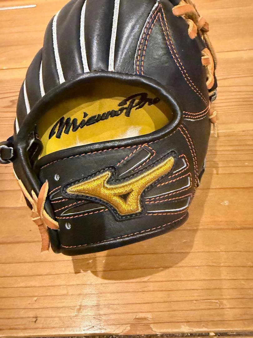 Mizuno Pro 硬式グローブ ブラック/ブラウン