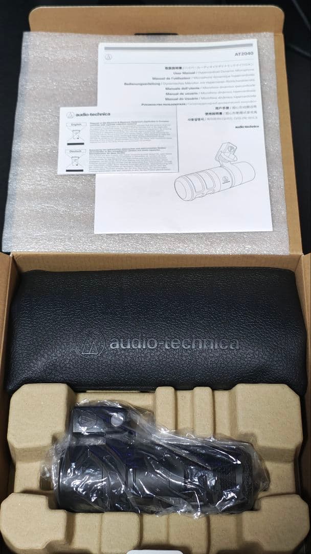 配信機器・PA機器・レコーディング機器 audio-technica AT2040 AT8705