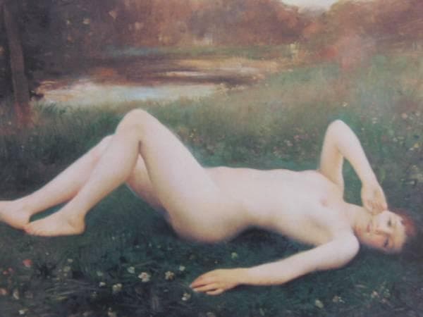 コラン、【フロレアル】、希少画集画、新品高級額・額装付、状態良好