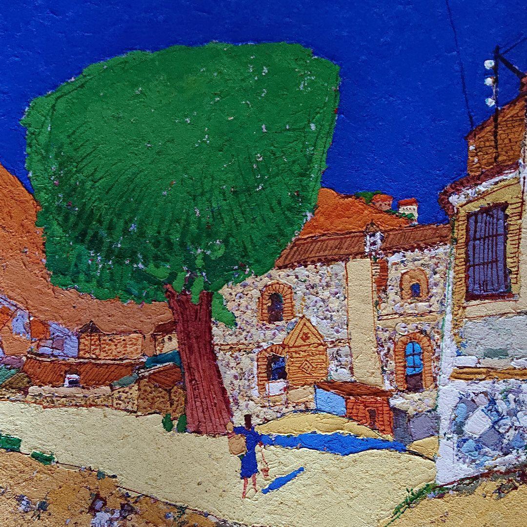 絵画  油彩本物です・    トレド・中村かずお