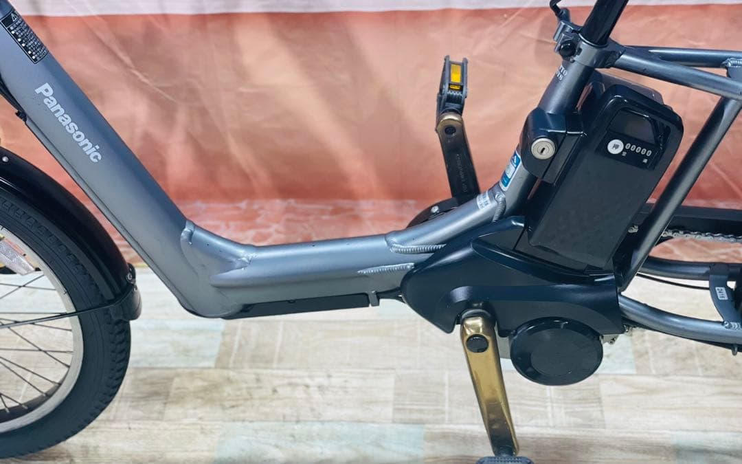 Y2416ギュットアニーズ⭐️16AH！パナソニック子供乗せ電動アシスト自転車