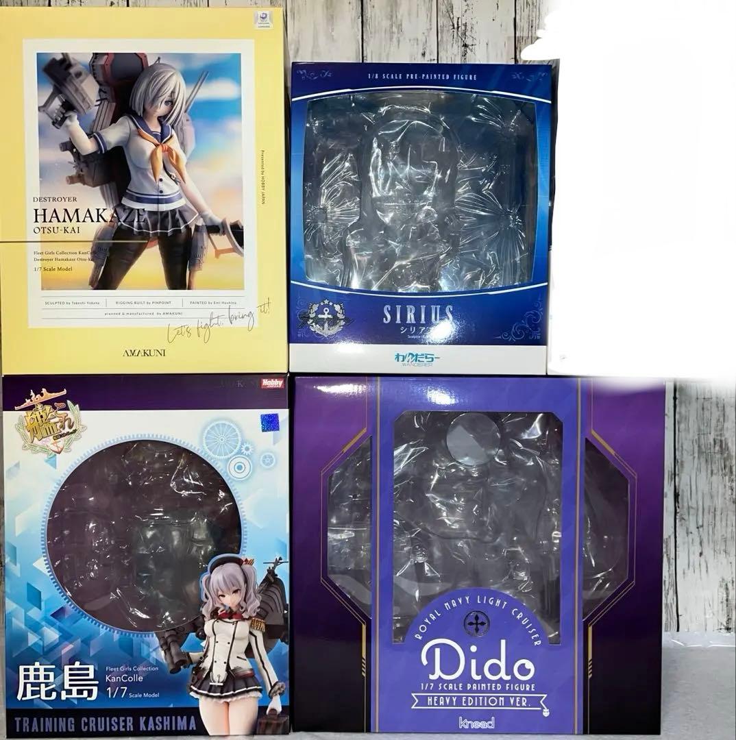 【セール】シリアス・ダイドー・浜風乙改・鹿島 スケールフィギュア4点セット