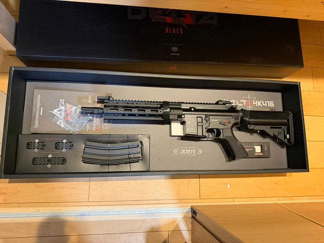 東京マルイ　次世代電動ガン HK416 デルタカスタム ブラック　室内利用のみ