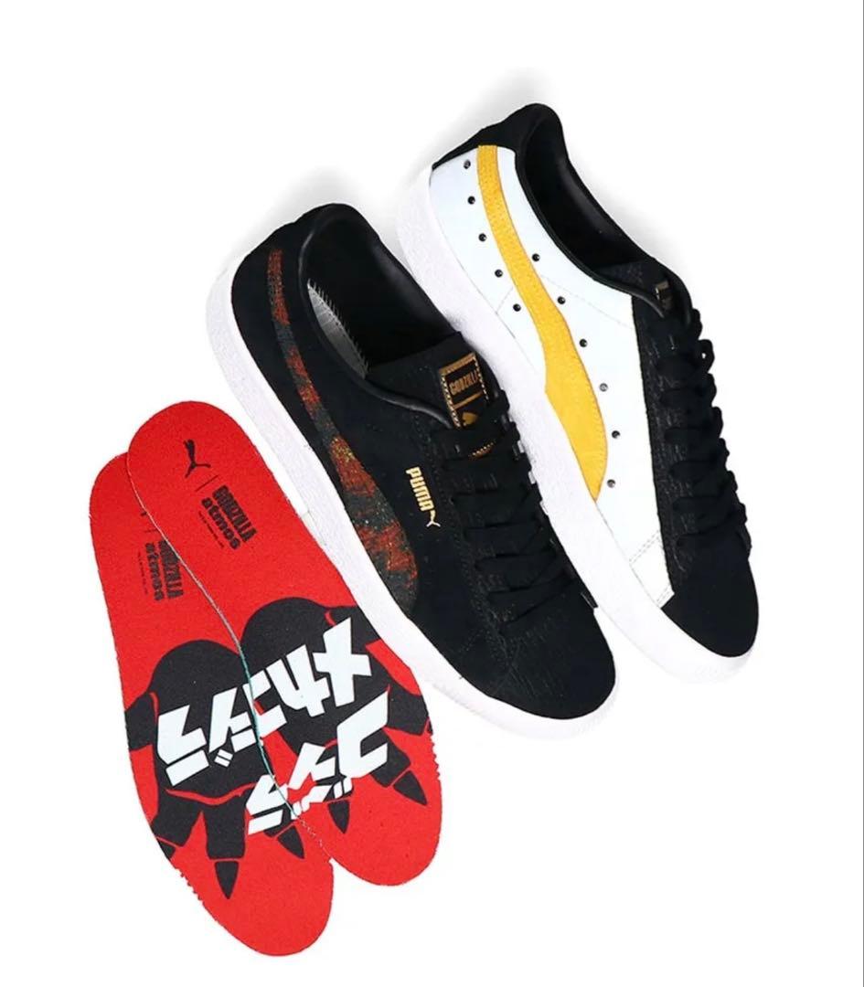 コラボ限定ゴジラ★プーマ スエード VTG ゴジラ★アトモス