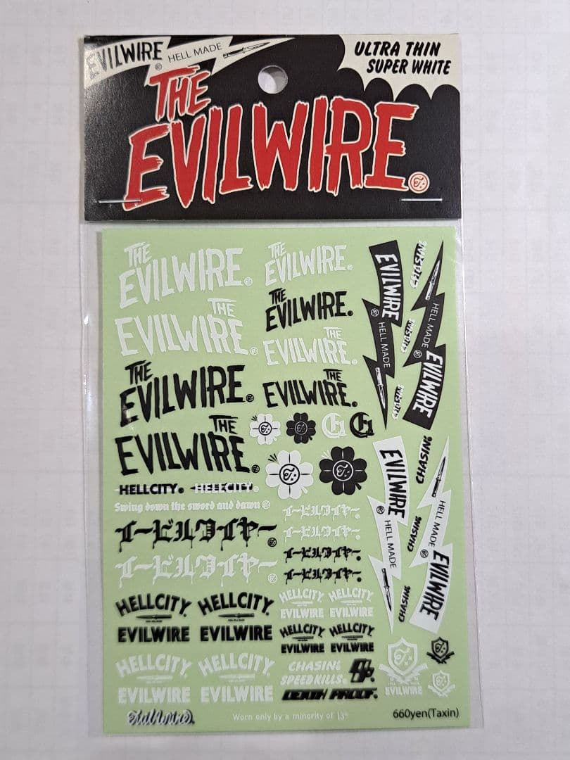 最終値下げ 絶版 ミニ四駆　Evilwire イービルワイヤーステッカーセット