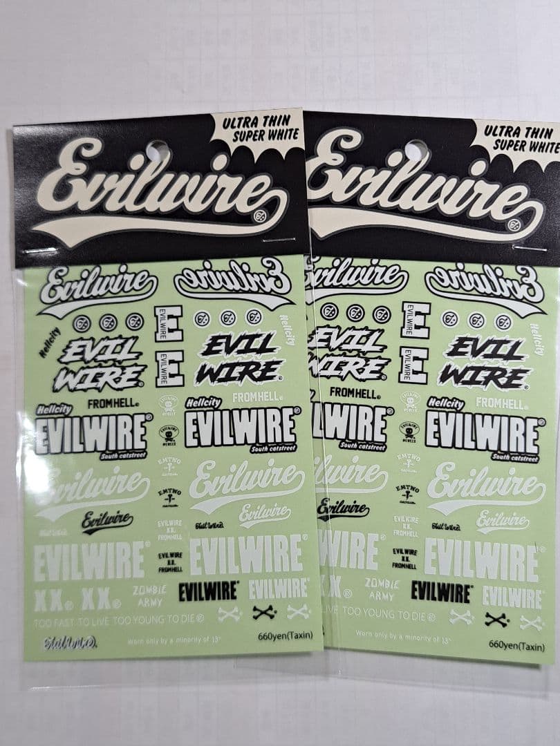 最終値下げ 絶版 ミニ四駆　Evilwire イービルワイヤーステッカーセット