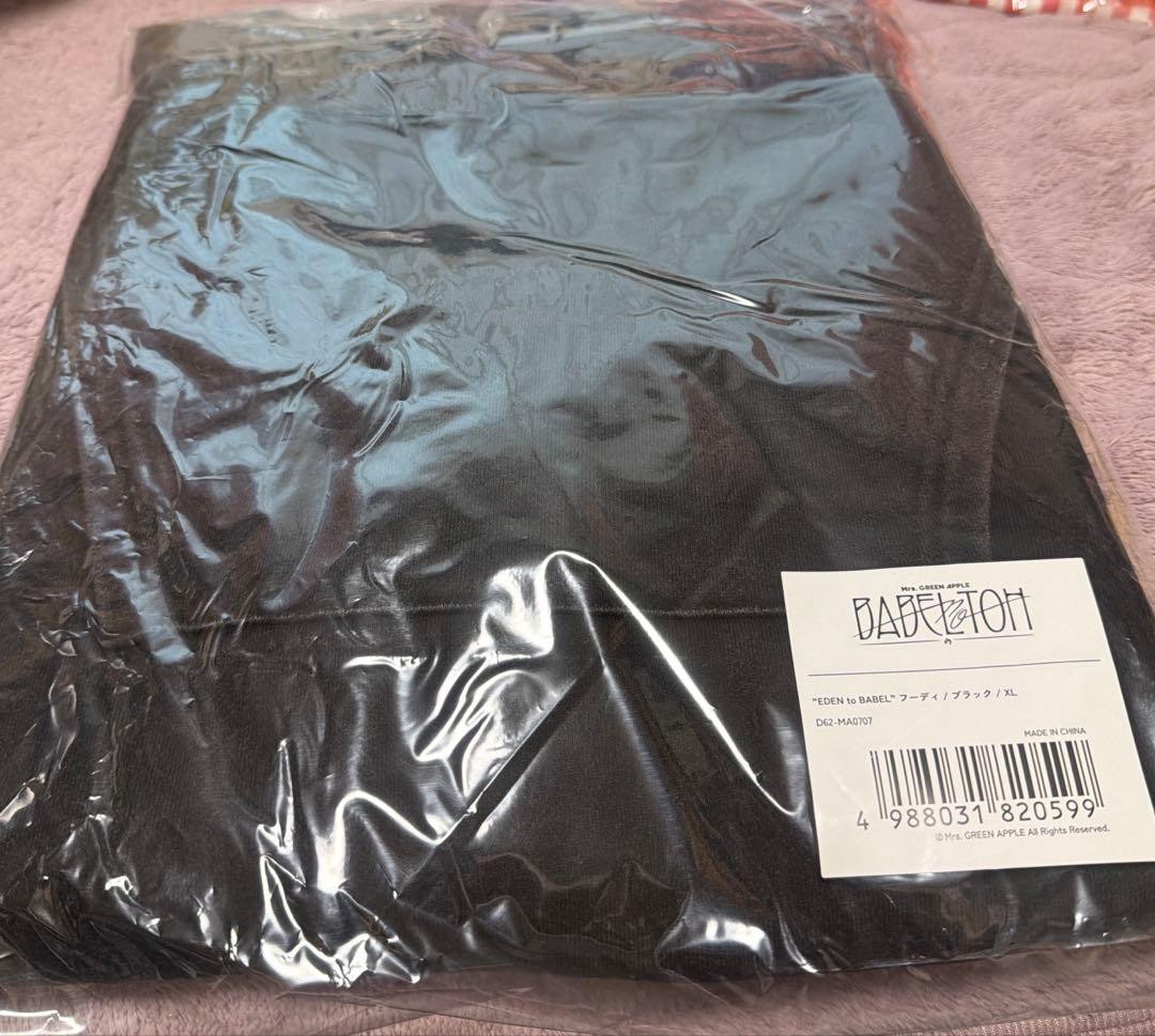 【新品】 ミセス BABEL no TOH フーディ / ブラック XL