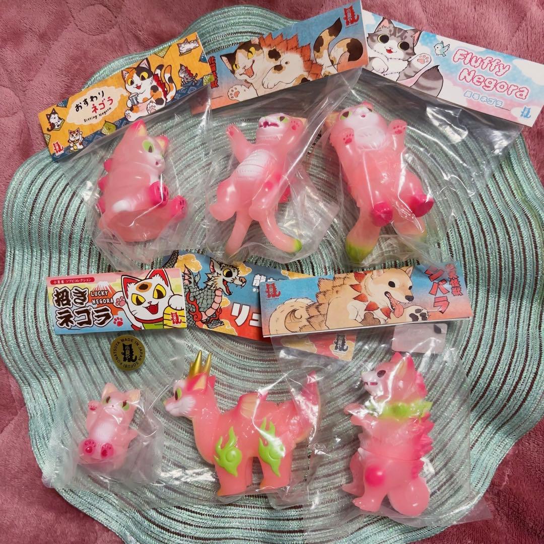 小夏屋 ソフビ 2021年 さくら 桜 ネゴラ シバラ リュドラ 6体セット