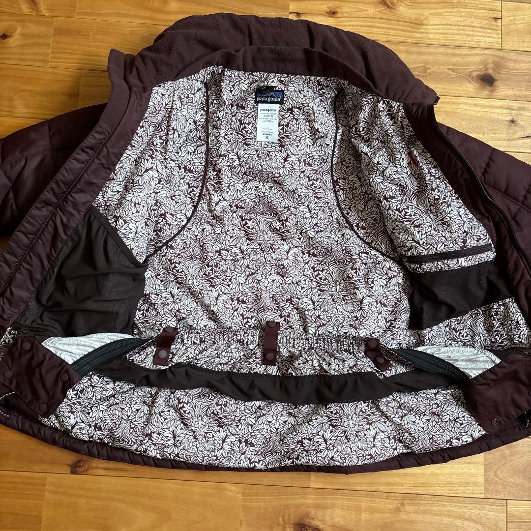 ✨美品✨パタゴニア　レディース　スノーボード　スキー　ウエア　ボルドー　S