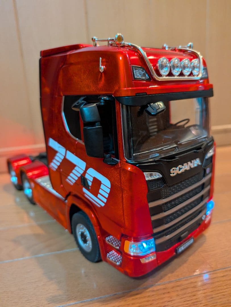 (ジャック)1/18スケールScania770s RCトレーラーセット