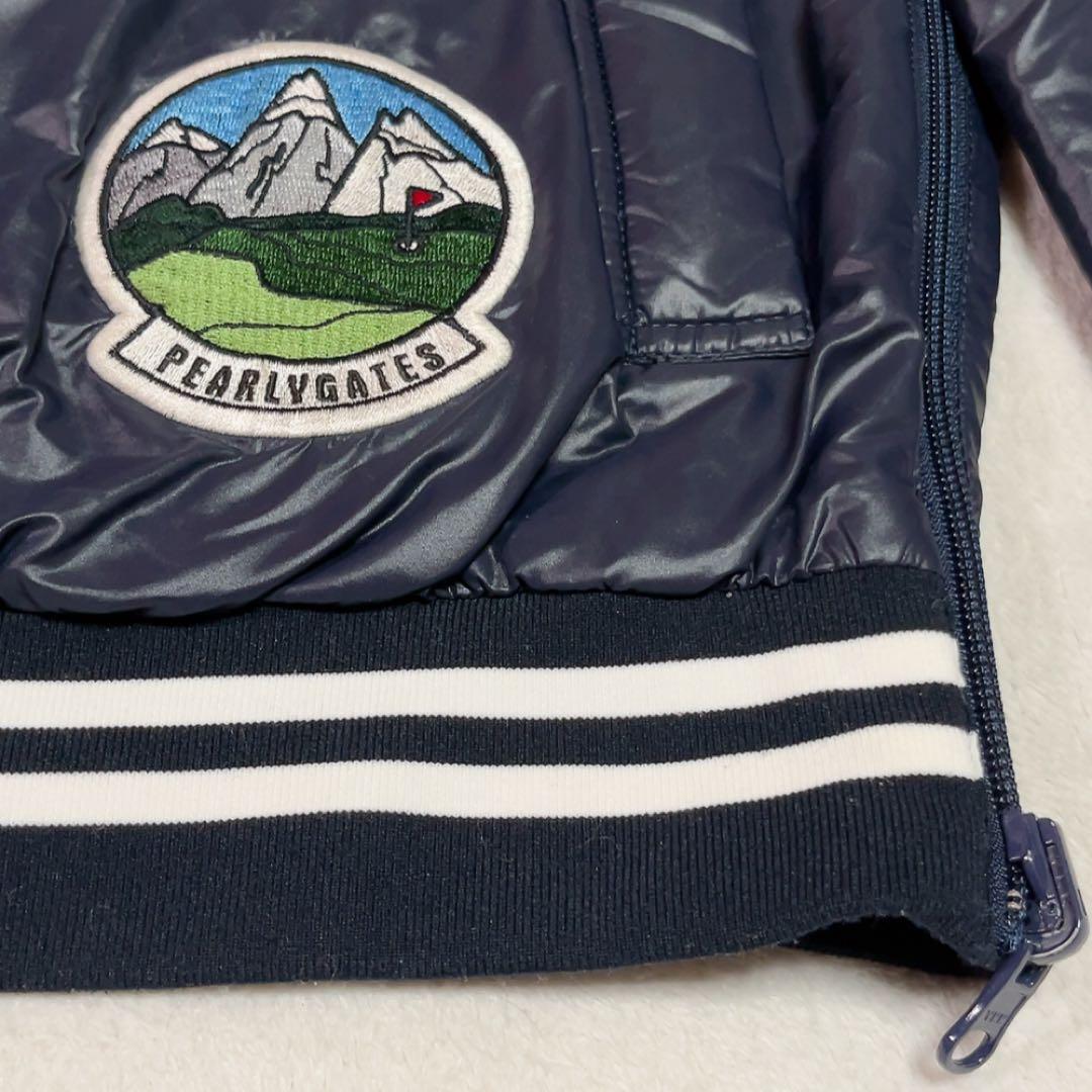 美品　 パーリーゲイツ　リバーシブル　4way　中綿　スニード　ベスト　レッド