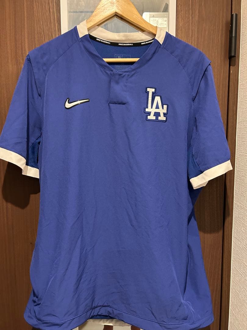 【売り切り】NIKE 半袖Vジャン MLB ロサンゼルス・ドジャース