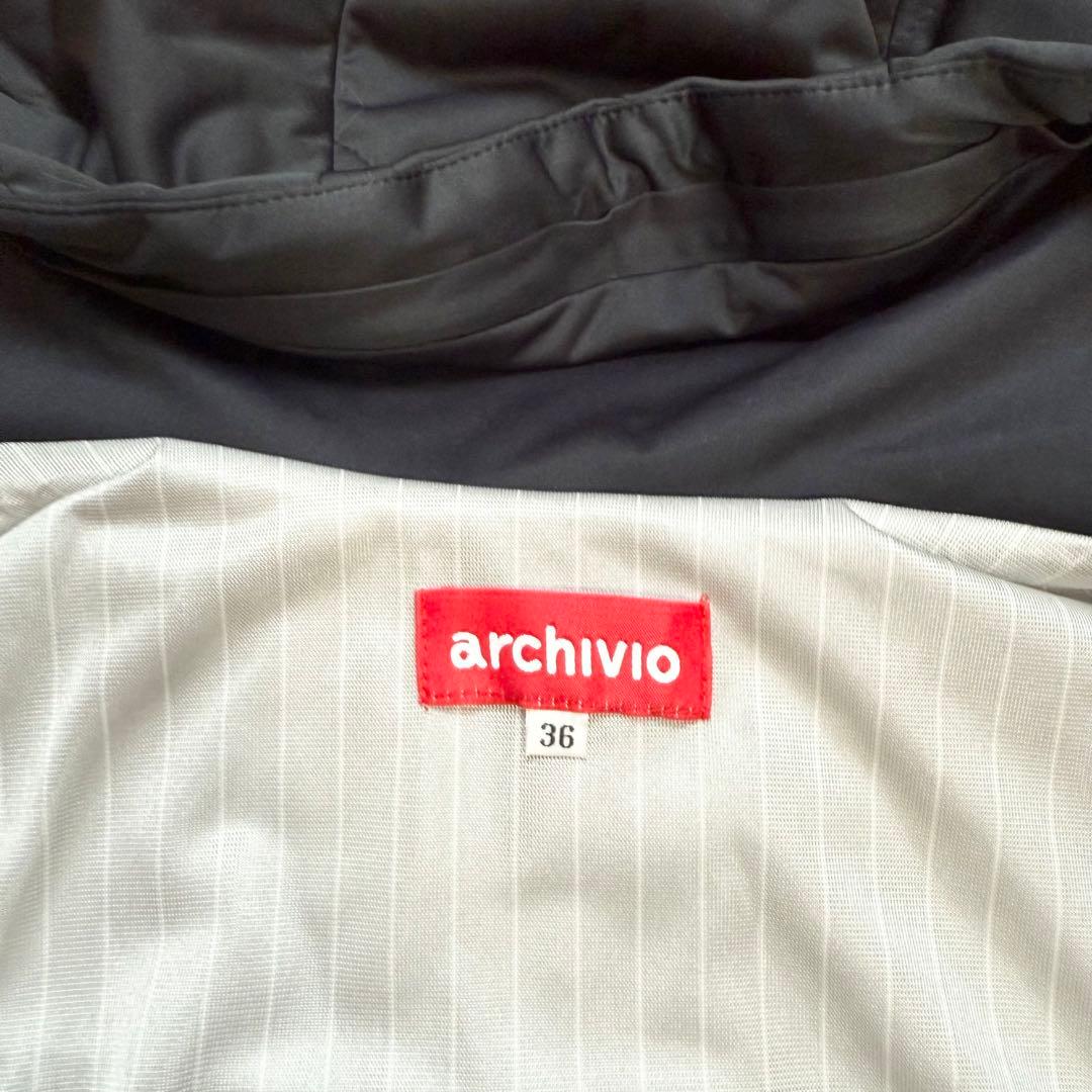 【未使用 タグ付】 アルチビオ 中綿 ワンピース ベスト ジレ ブラック36