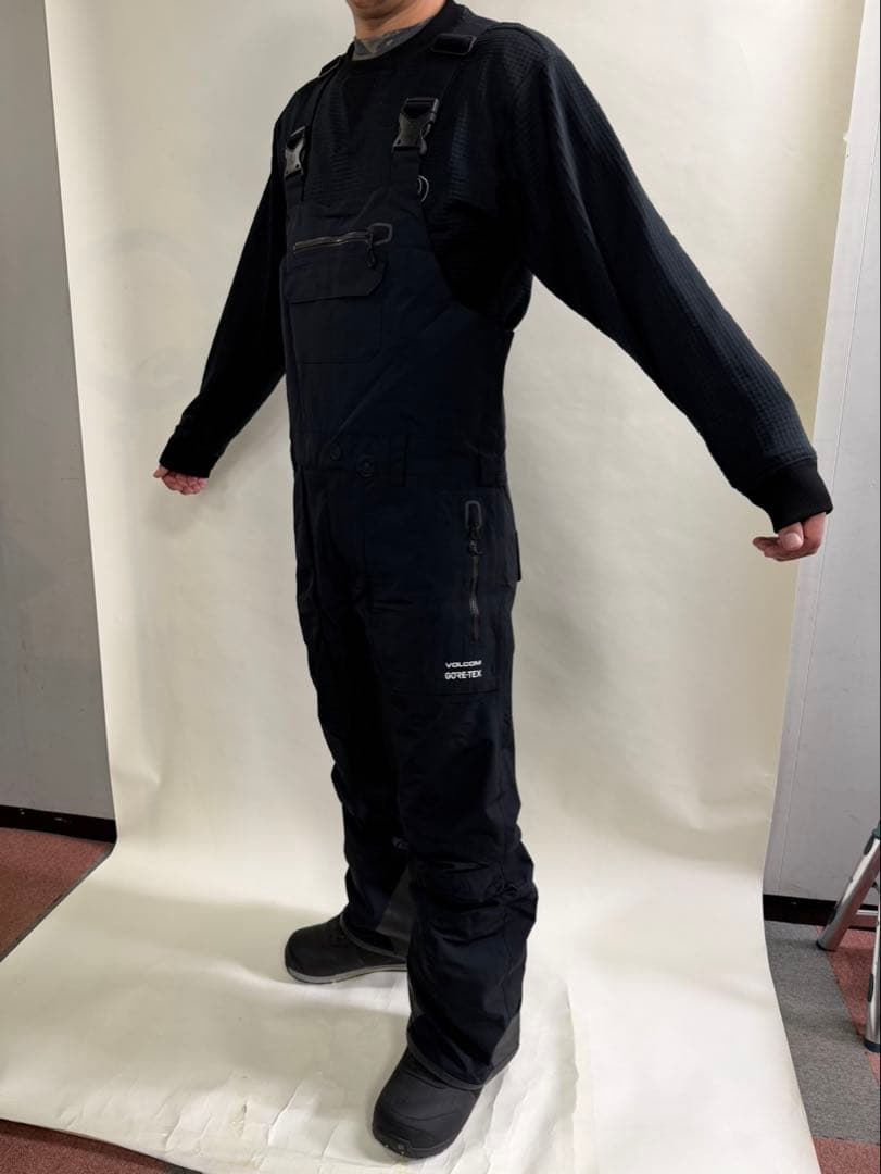 【VOLLCOM】美品 Rain ゴアテックスBIB overall ビブパンツ