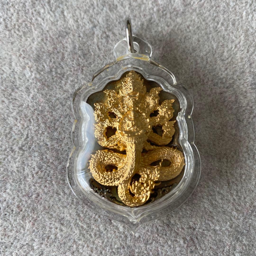 プラクルアン 高徳の釈迦とナーガ神 龍神 蛇神 超レア品 金運 守護 御守り