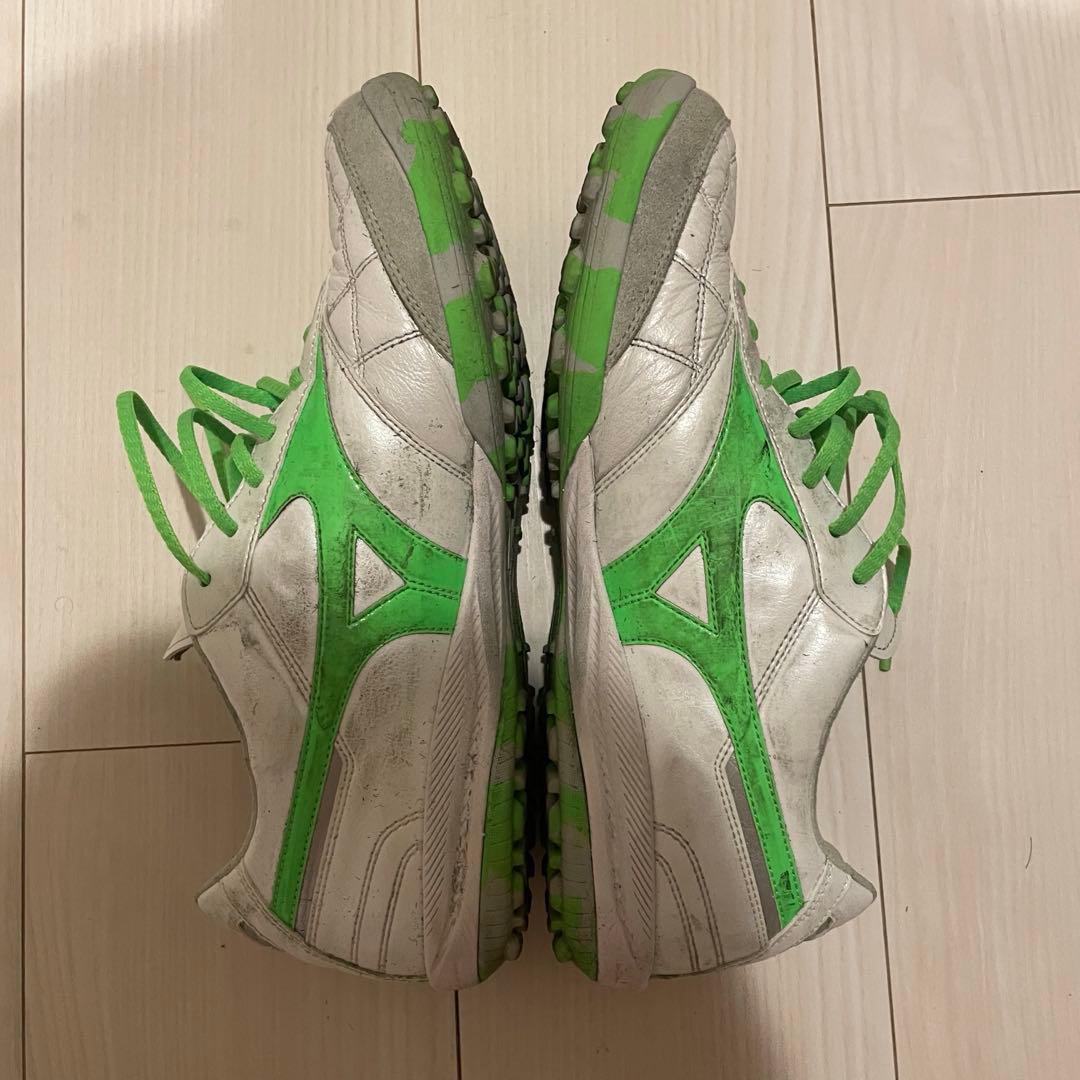 【美品】ミズノ モレリア SALA JAPAN TF(ホワイト×グリーン)