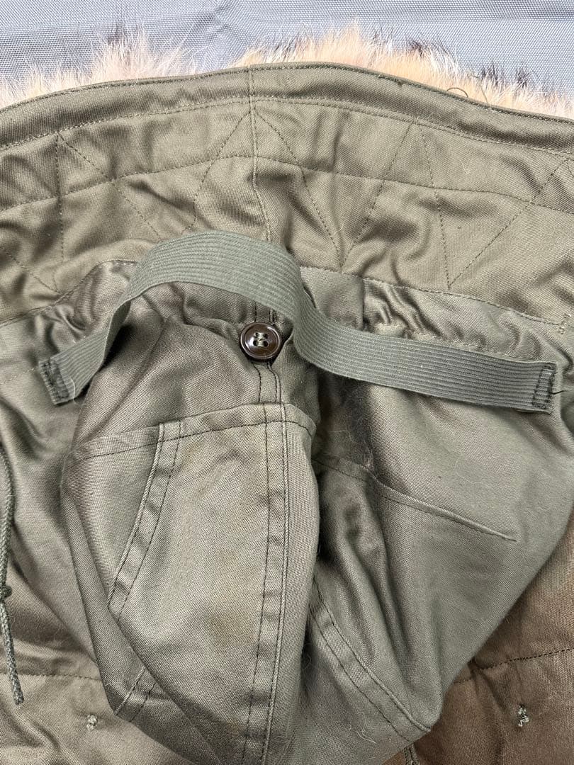 M-51 モッズコート用フード　白ラベル